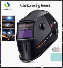 Auto Darkening Solar Power Weld Helmet MMA/MIG/TIG Mask Welder Large Viewed Mask