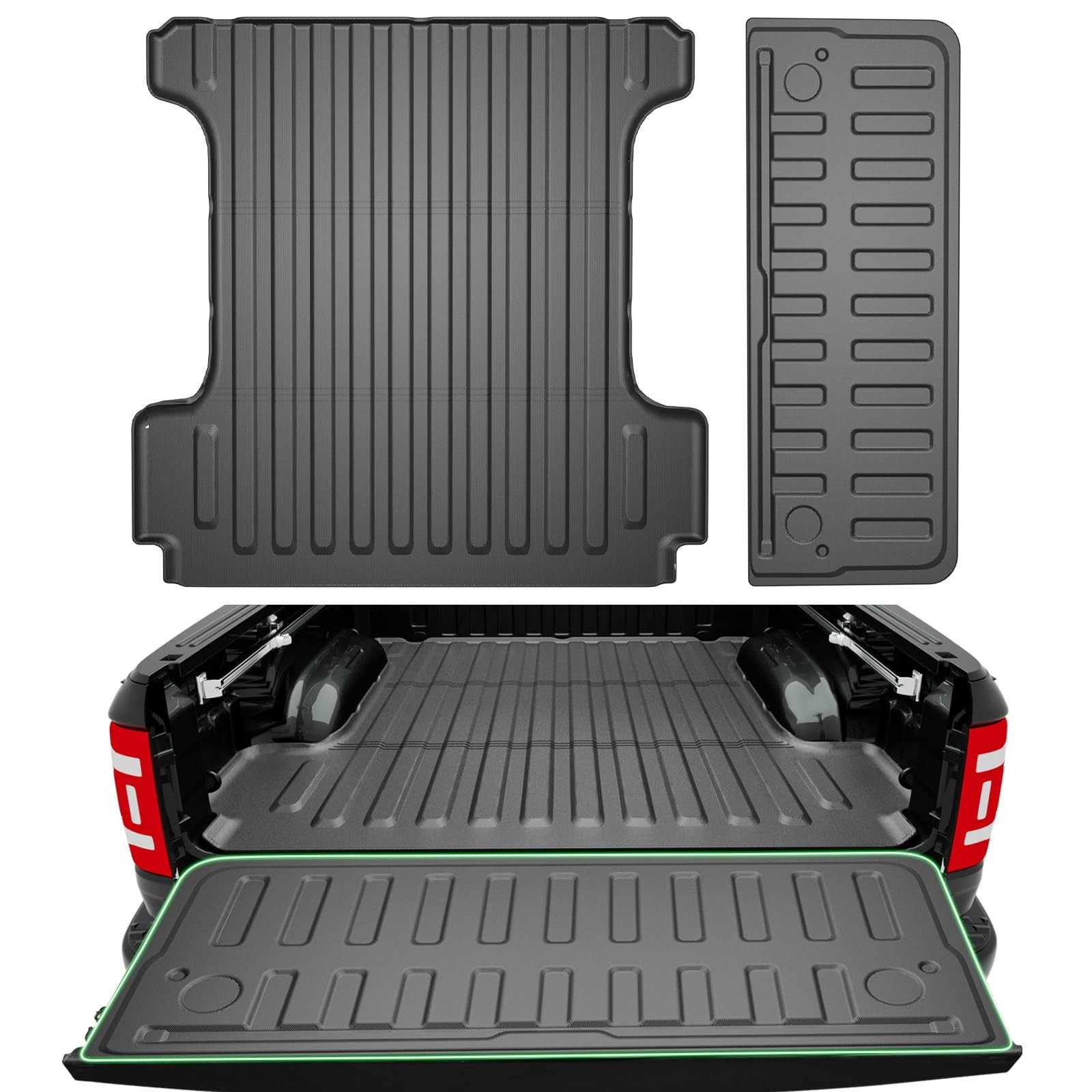 Truck Bed Liner for Ram 1500/1500 RHO 2019-2026 & RAM 1500 Classic 2019-2024 ...