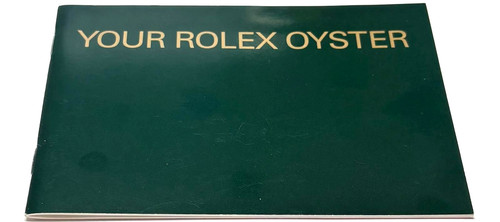 Rolex "Your Rolex Oyster" Booklet Manual English OEM Authentic EN