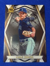 COLE YOUNG 2022 MLB Bowman Draft Chrome Invicta Card #BI-14 Mariners