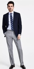 NWT Michael Kors "Keith" Men's Classic-Fit Stretch Blazer Black 42S MSRP 295