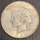 1935  Philadelphia   Mint Silver Peace Dollar  lot #2066 — photo 5