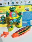 Vintage Sewer Surfer Mike TMNT Action Figure 1990 Playmates Complete. Read.