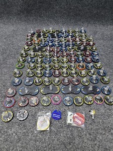 WizKids HeroClix Dial Base Lot Tokens Dice Accessories Mixed Marvel Bases Only