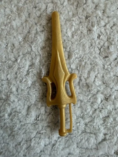 HE-MAN MOTU PRINCE ADAM Vintage Figure Tan SWORD WEAPON Accessory