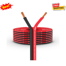 100FT 12 Gauge Ultra Flex Speaker Wire Red/Black SW-12GA-100RB Audio Cable Cord