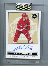 2024-25 Upper Deck Clear Cut J.T. Compher Vintage Autos Auto #VA-JC Red Wings