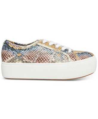 Steve Madden EMMI Low 2'' Platform Sneakers women shoes pythons Snake size 8 M