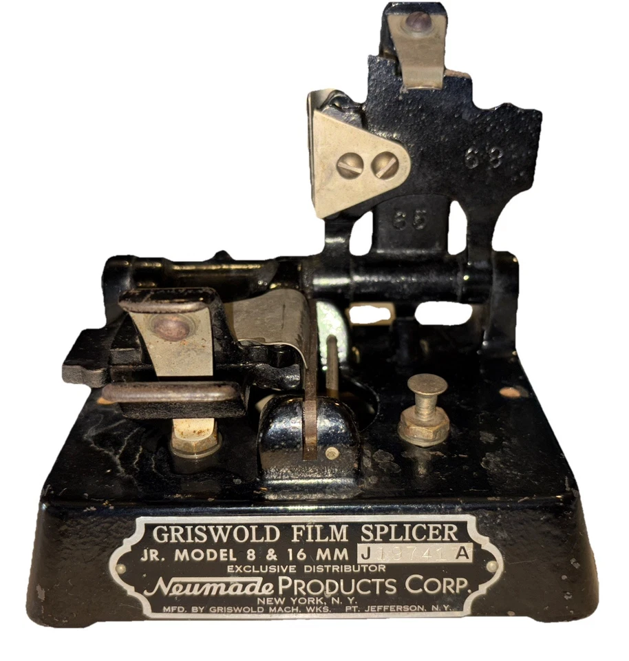 ANTIQUE GRISWOLD FILM SPLICER JUNIOR MODEL 8/16MM MOVIE EDITING EQUIPMENT - Image 3 of 4