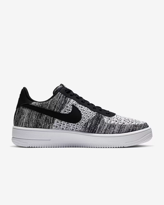 Nike Air Force 1 Flyknit 2 Black Pure Platinum Mens AV3042  display picture 3
