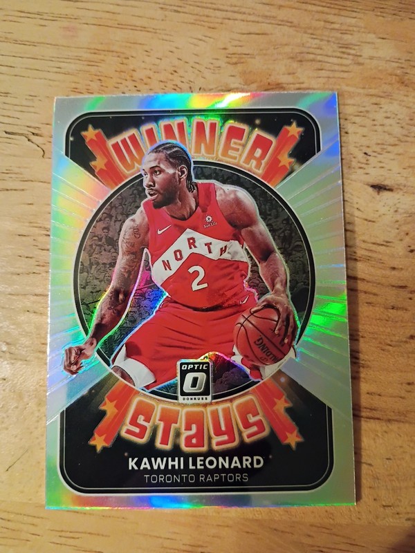 2021 22 Optic Winner Stays Silver Prizm Kawhi Leonard