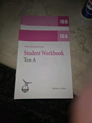 Wilson Reading System Ser.: WRS Student Workbook 10 A & 10 B: by Barabara Wilson