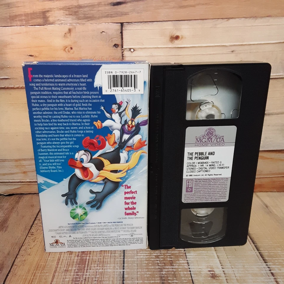 The Pebble And The Penguin VHS Used MGM Family Animated Don Bluth 1995 - Image 2 of 4