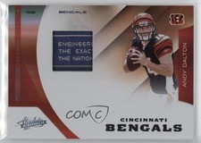 2011 Panini Absolute Memorabilia Laundry Tag Prime 1/5 Andy Dalton Patch 0m5h