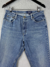 Eddie Bauer Denim Jeans Womens 12 Blue High Rise Tapered Classic Fit Vintage 90s