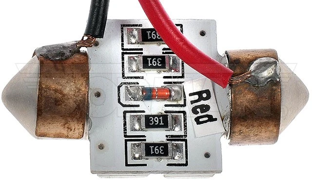 Dorman 3175R-SMD 3175 Rojo 5050SMD 6 LED Bombilla Foto 2 de 4