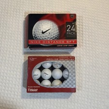 20 Golf Ball Mixed Lot – Nike Distance SFT, Titleist, Callaway & More – Used