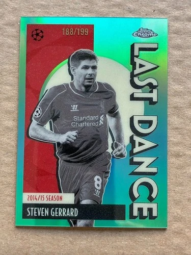 2025-26 Topps Chrome UCC - Steven Gerrard - Last Dance Refractor /199 Liverpool