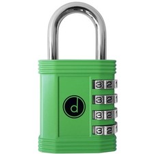 Padlock 4 Digit Combination Lock - for Gym School Locker, Outdoor Gate, Shed,