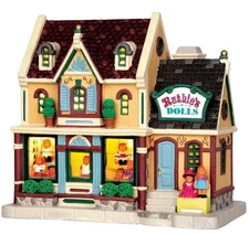 Lemax Ruthie’s Dolls  Holiday Village Lighted Building -Train Set Add On -LED
