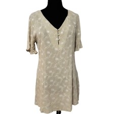 NEW Umgee Dress Womens Floral Embroidered V Neck Multiple Sizes Boho Fairy Gypsy