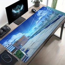 A Large Electronic Sports Gaming Mouse Pad Featuring a Bright And Fresh Rooftop