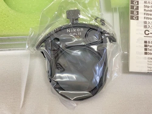 NIKON C-PL1S 39mm Slip-in Circular Polarizing Filter Drop-in Built-in Filter NEW