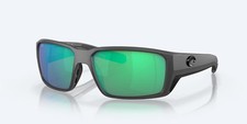 Costa Del Mar Fantail Pro Matte Gray/Green Mirror 580G 60mm Polarized Sunglasses