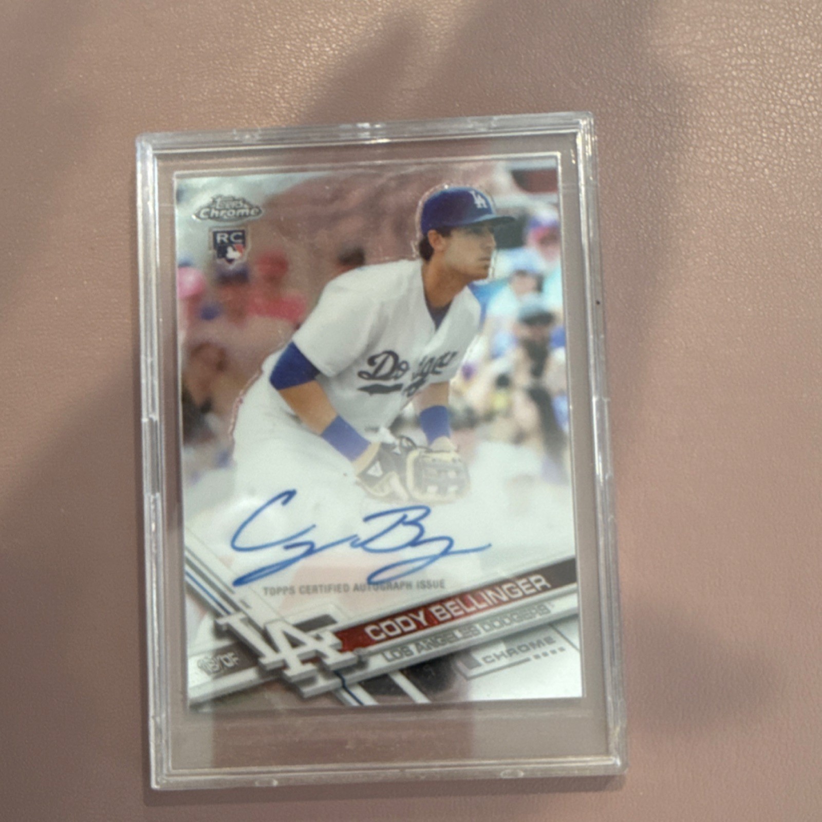 2017 Topps Chrome Cody Bellinger Rookie Autograph RA-CB Los Angeles Dodgers