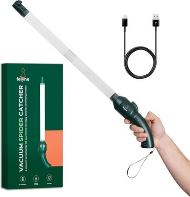 Bug Catcher Vacuum Spider Insect Strong Suction USB-C Rechargeable Built-in Flas
