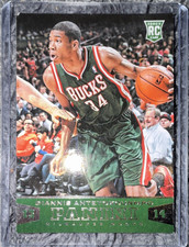 Panini 2013-14 Giannis Antetokounmpo Rookie Card Milwaukee Bucks NBA #194. rookie card picture