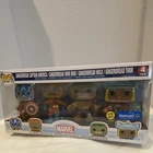 Funko Pop! Marvel Gingerbread 4-Pack GITD Walmart Exclusive Cap Iron Hulk
