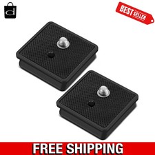 2-Pack 41mm Quick Release Camera Tripod Plates - Compatible with Ambico  Sunpak