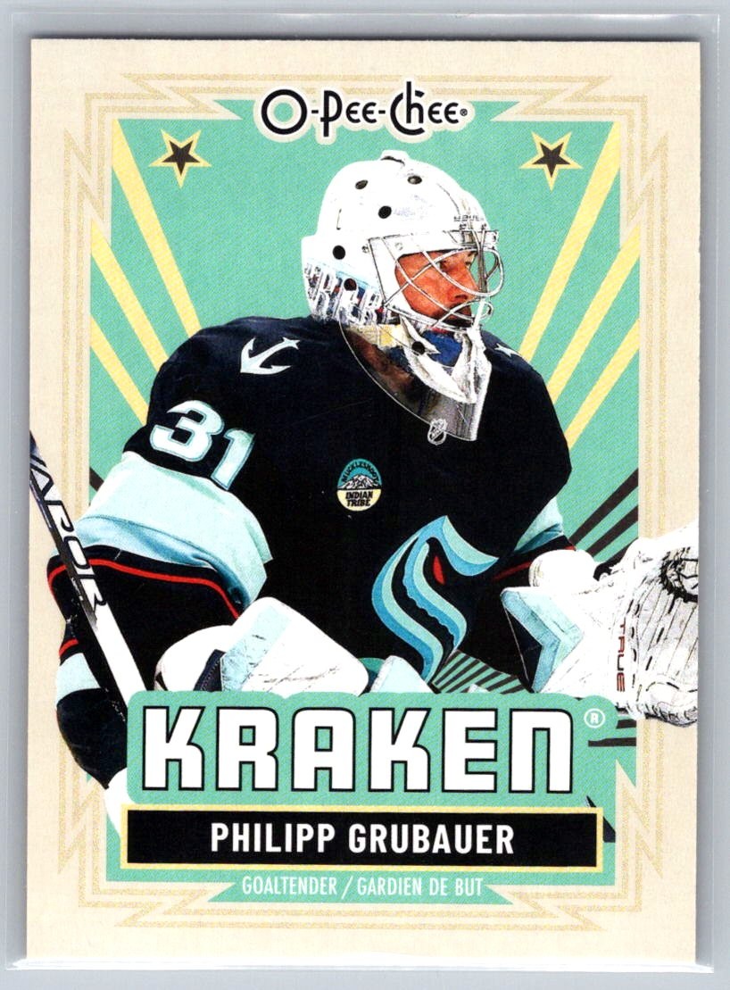 2025-26 O-Pee-Chee Philipp Grubauer Retro #104