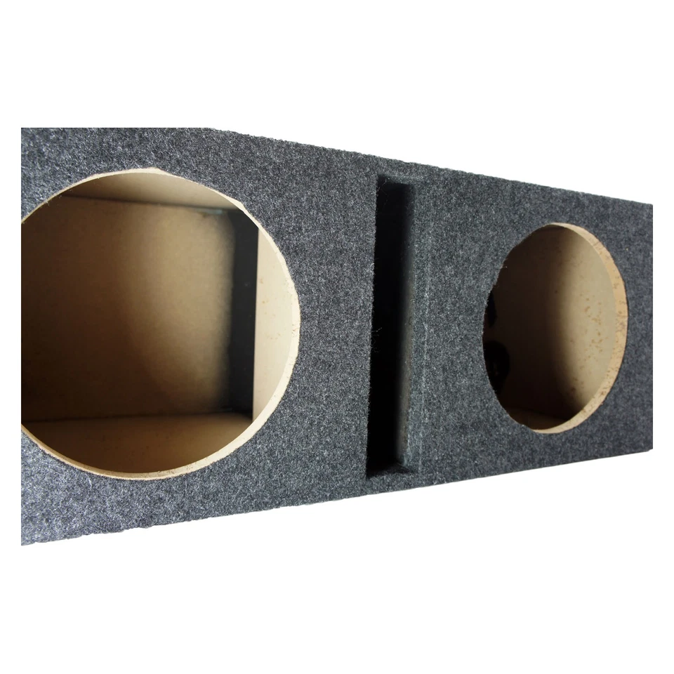 Subwoofer estéreo doble ventilado de 10" para audio para automóvil subcaja altavoz de gabinete con puerto Foto 4 de 4