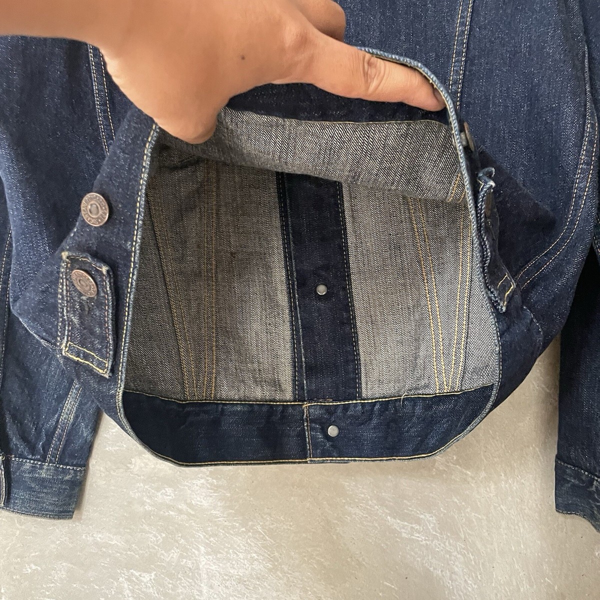 Sugarcane 14.25Oz Denim Trucker Jckt Type 3 Model 1962 Repro Sugarcane 14.25Oz Denim Trucker Jckt Type 3 Model 1962 Repro