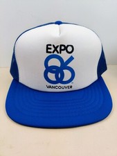 Vintage 1986 Vancouver Expo Trucker Hat Snapback Dad Cap 80s