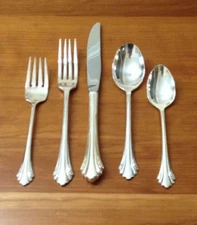 Oneida Community Enchantment Silverplate Flatware - 5 Piece Place Setting