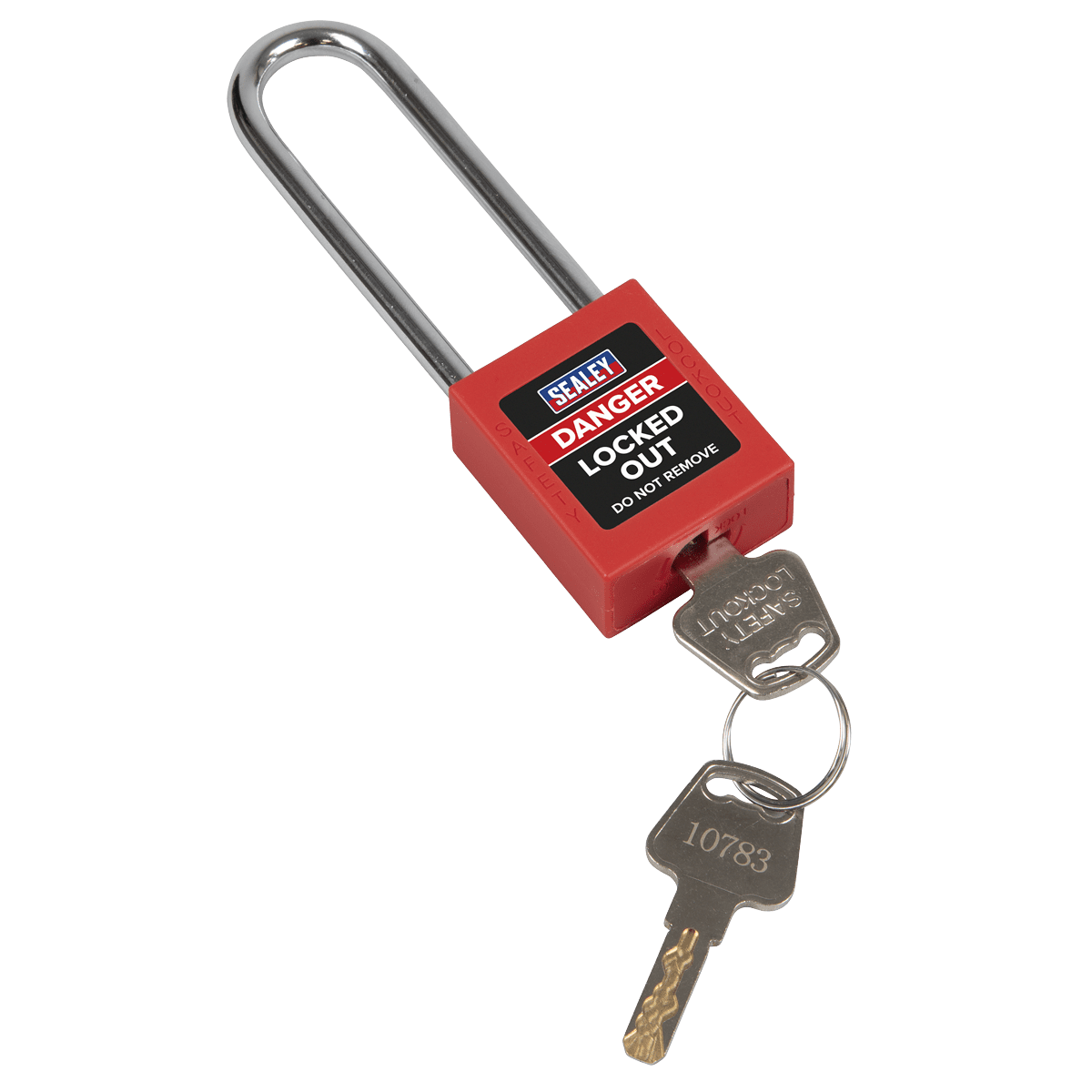 Sealey EV12 Long Shackle Safety Lockout Padlock