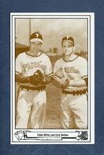 #6 EDDIE MILLER & EMIL VERBAN, 1948 Phillies ~ Play Ball postcard | 1983 TCMA A