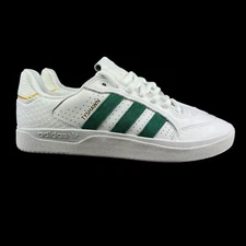 Adidas Tyshawn Low Cloud White Green Gold Shoes GY6954 Men's Sizes 9 - 13