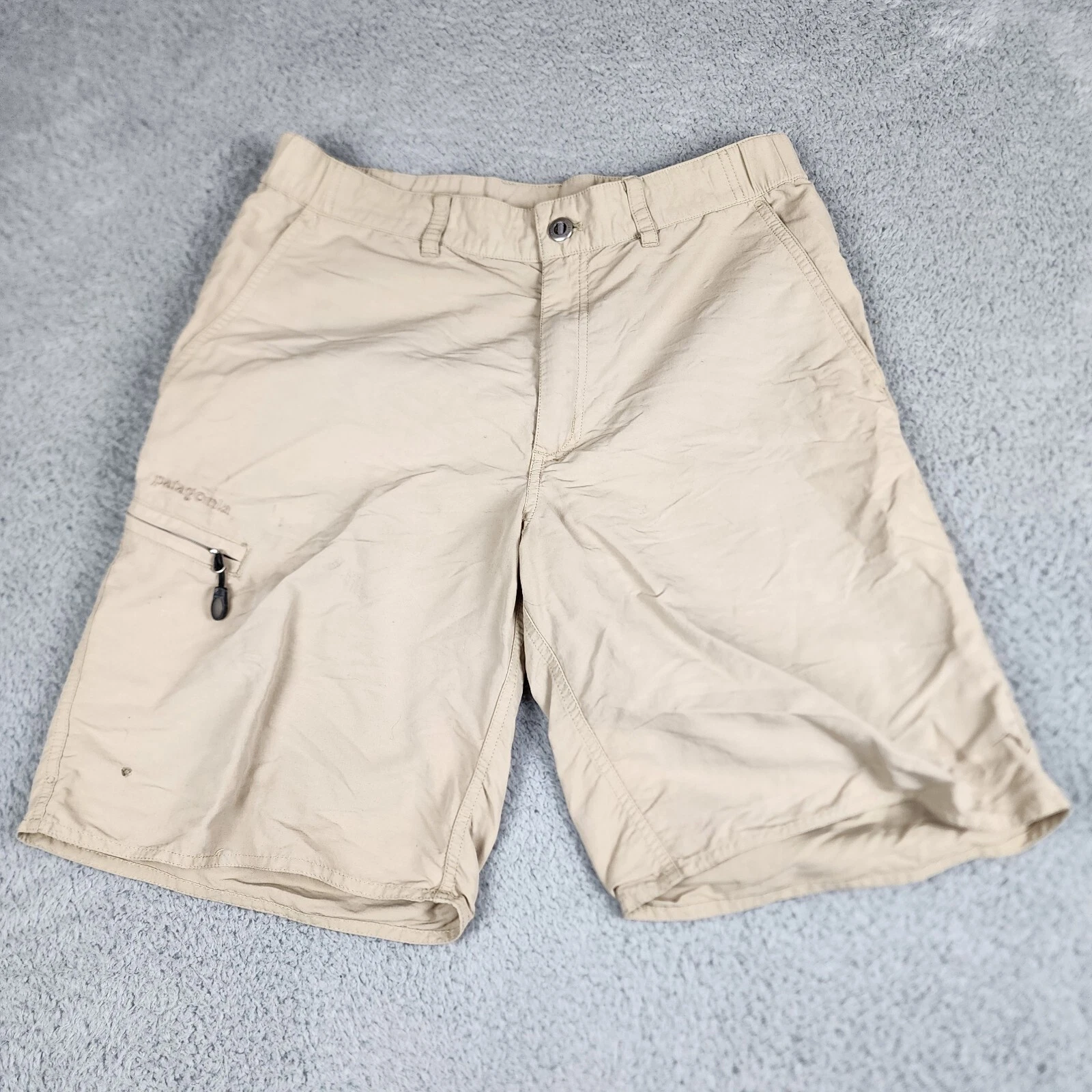 Patagonia Shorts Mens Medium Brown Cargo Utility Outdoors Hiking Fishing