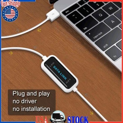 High Speed USB Pc to Pc Online Share Sync Link Net Direct Data File Transfer