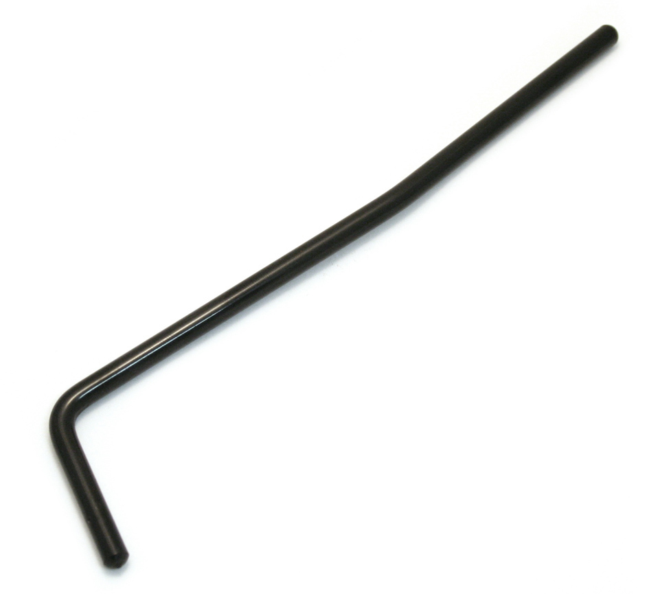 Black Push In Style 5.5mm Guitar Tremolo Arm Plain End PTA55-B