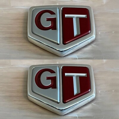 GTR エンブレム ◇ニッサン/日産GTR/GT-Rリアルカラーカーボンタイプクローム