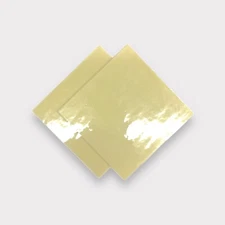 2 Pack Oyster Pearl Opaque COE 96 Fusible Glass Sheets / Mosaic Squares