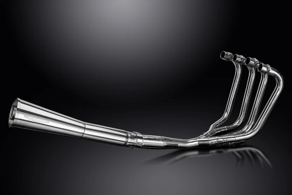 Honda CB750F2 92-01 Nighthawk 91-02 Full Exhaust 4-1 Stainless Megaphone Muffler - Image 3 of 4