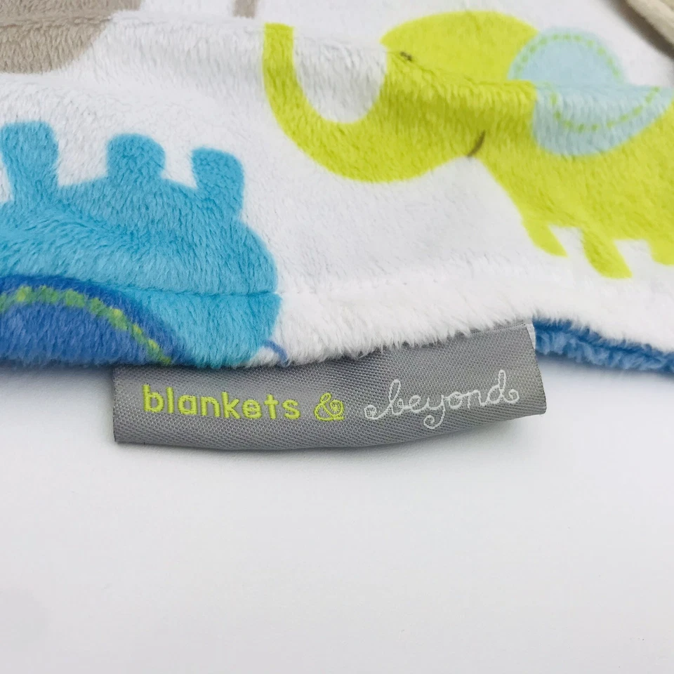 Blankets & Beyond Lovey Elephant Security Blanket Pacifier Holder - Image 4 of 4