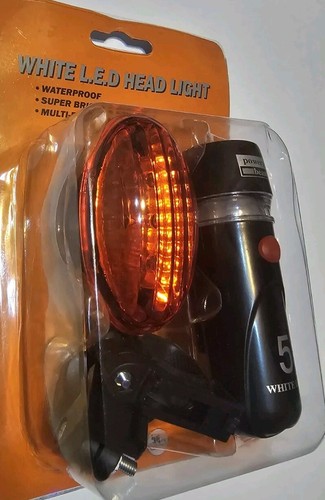 White L.E.D head light waterproof super bright and exquisite multi function
