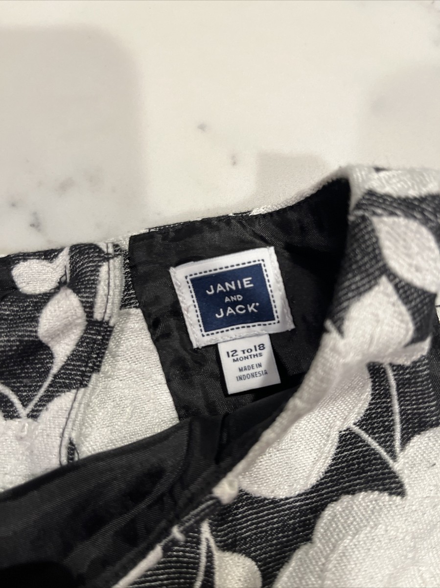 janie and jack black and white dress Girl Black Dot The Velvet Dot Dress by Janie and Jack